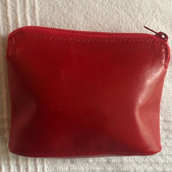 Gucci red leather pouch - Picture 2 of 5